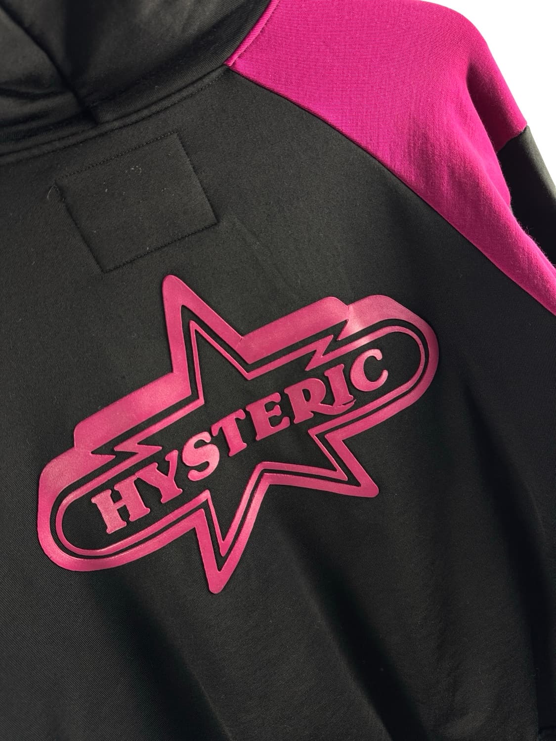 히스테릭글래머 블랙 핑크 후드 스타디움자켓2533 상품이미지4