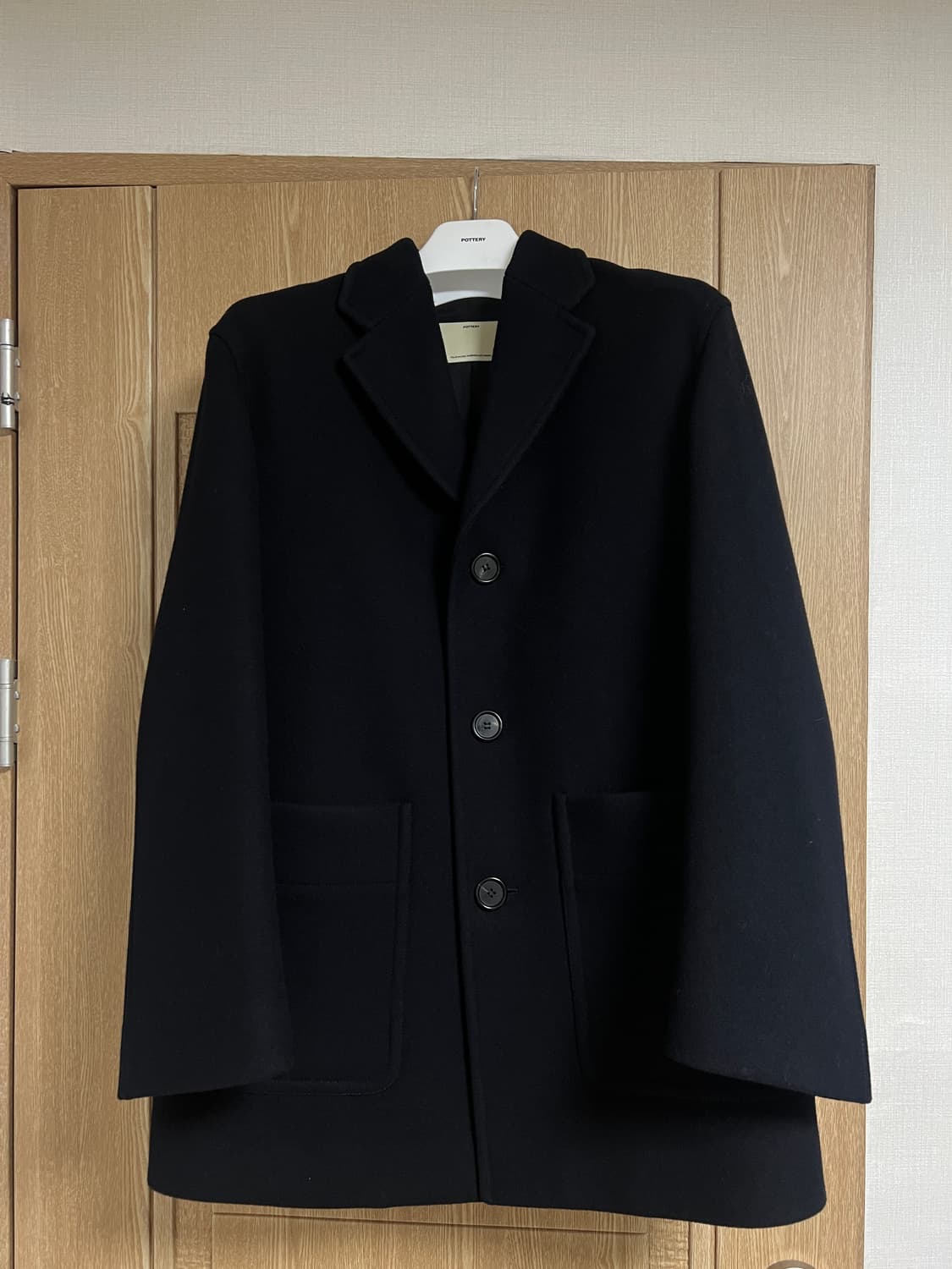 멜톤 울 하프 코트 SIZE 1 상품이미지3