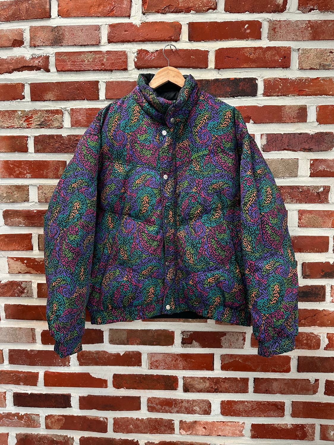 (XXL)90s 미즈노 올드스쿨 리버시블 덕다운 패딩 상품이미지1