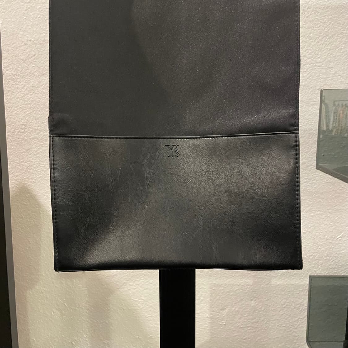 요지야마모토 레더 트리밍 토트백 상품이미지2