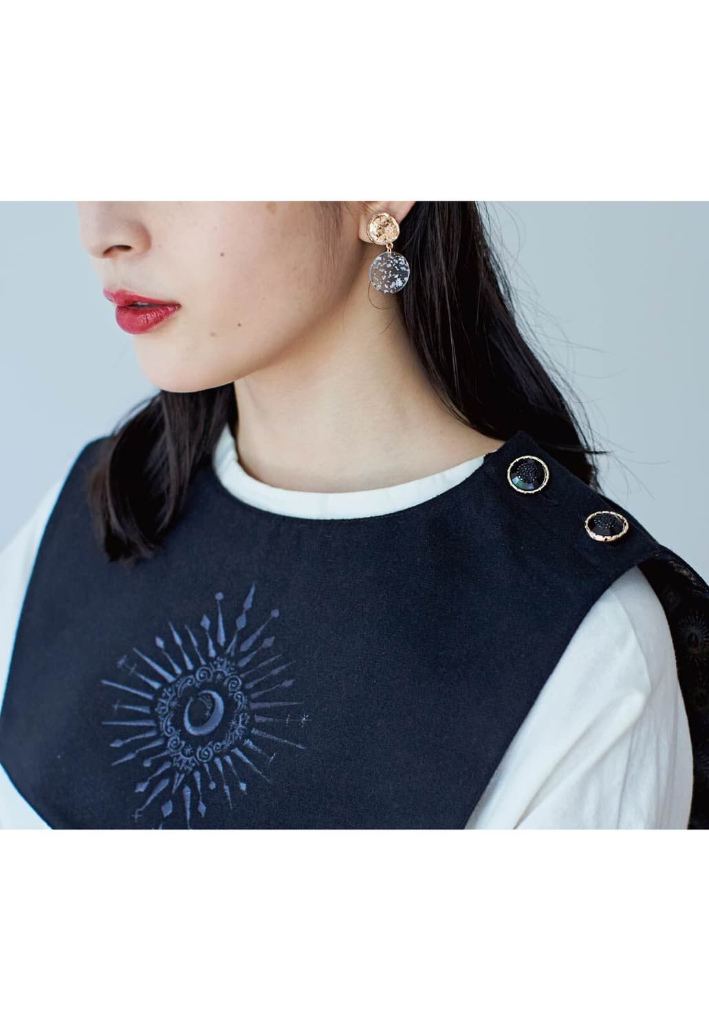 고딕 고스로리 로리타 지뢰계 일브 mahoubu 겨울 코트 자켓 상품이미지5