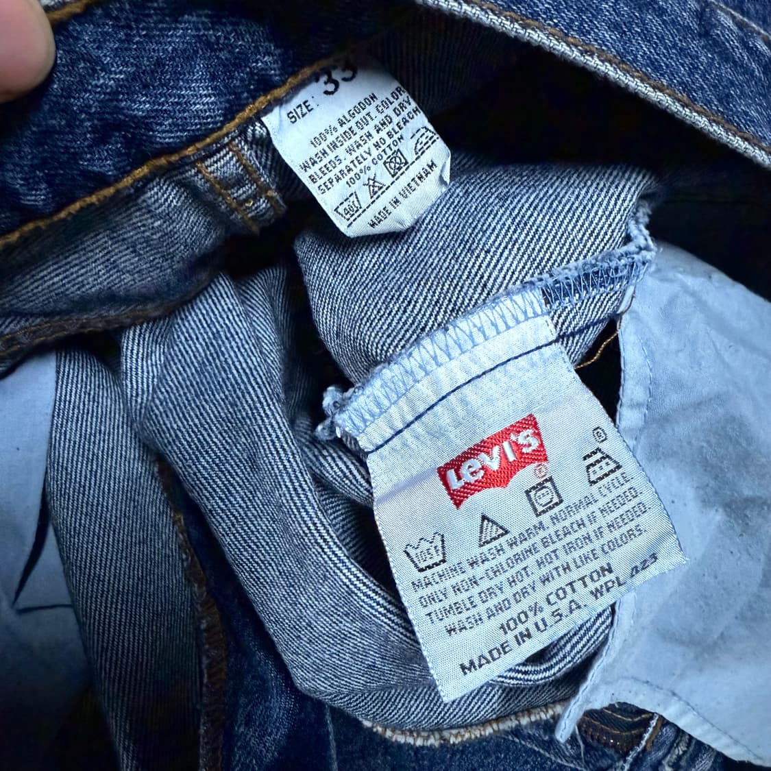 00’s 리바이스 501 스트레이트핏 데님 팬츠 33 상품이미지4