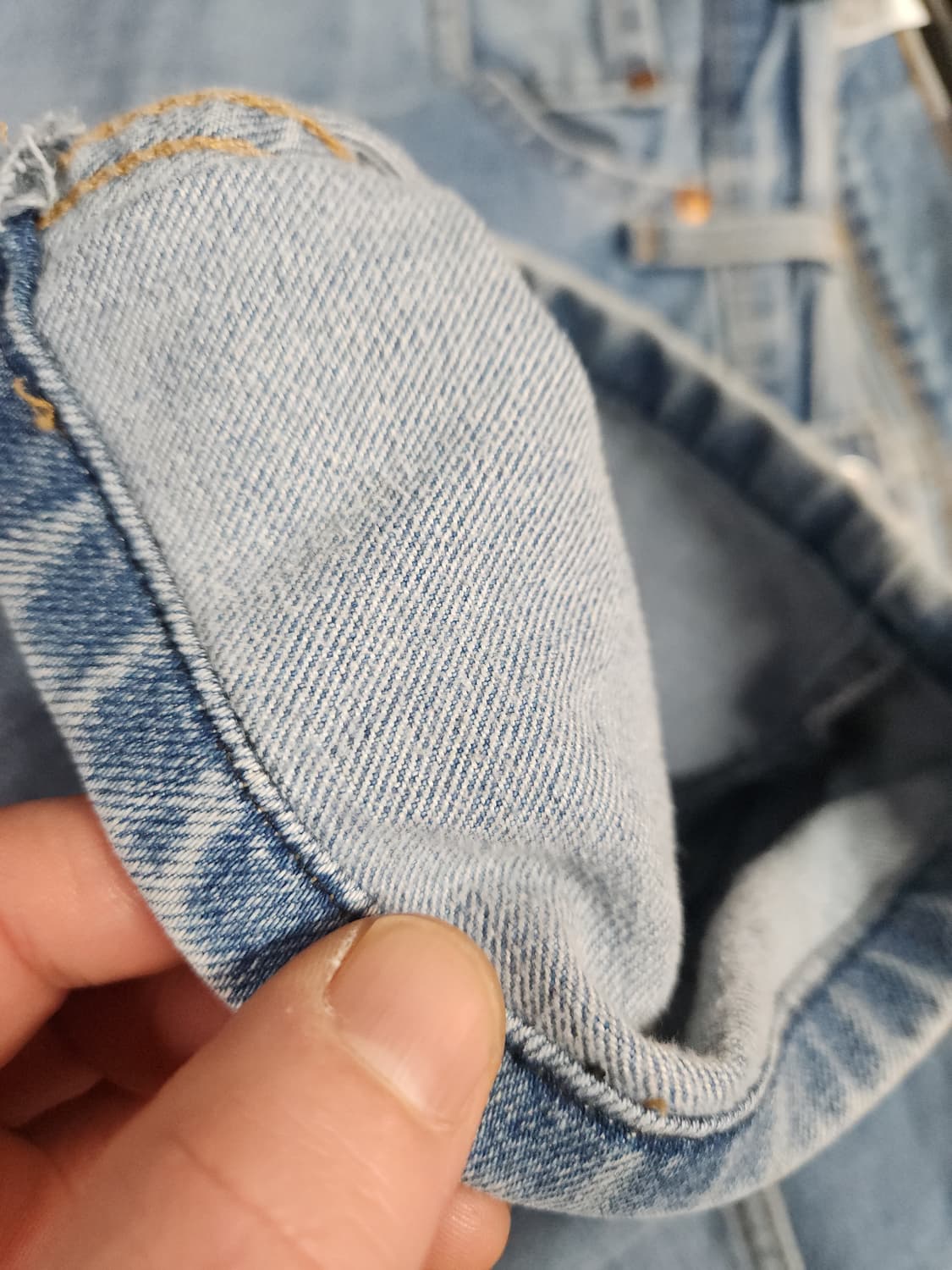 리바이스 505 레귤러핏 청바지 데님(기모웜진) 상품이미지9