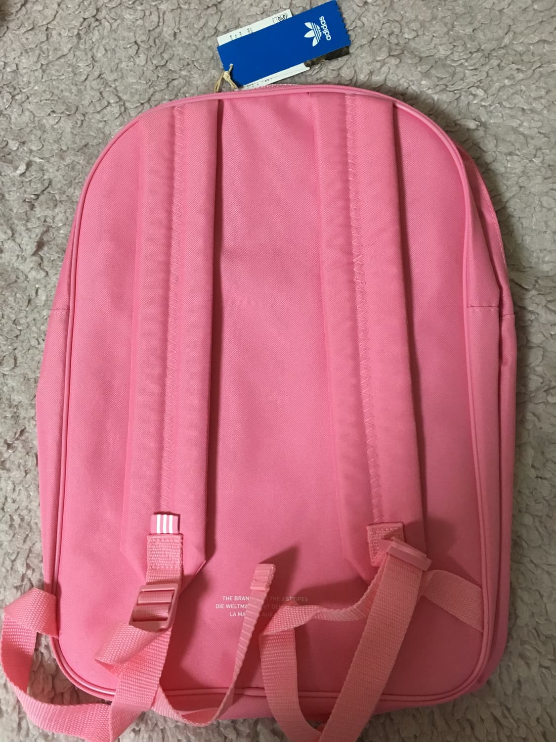 아디다스 핑크 빅로고 백팩 상품이미지2
