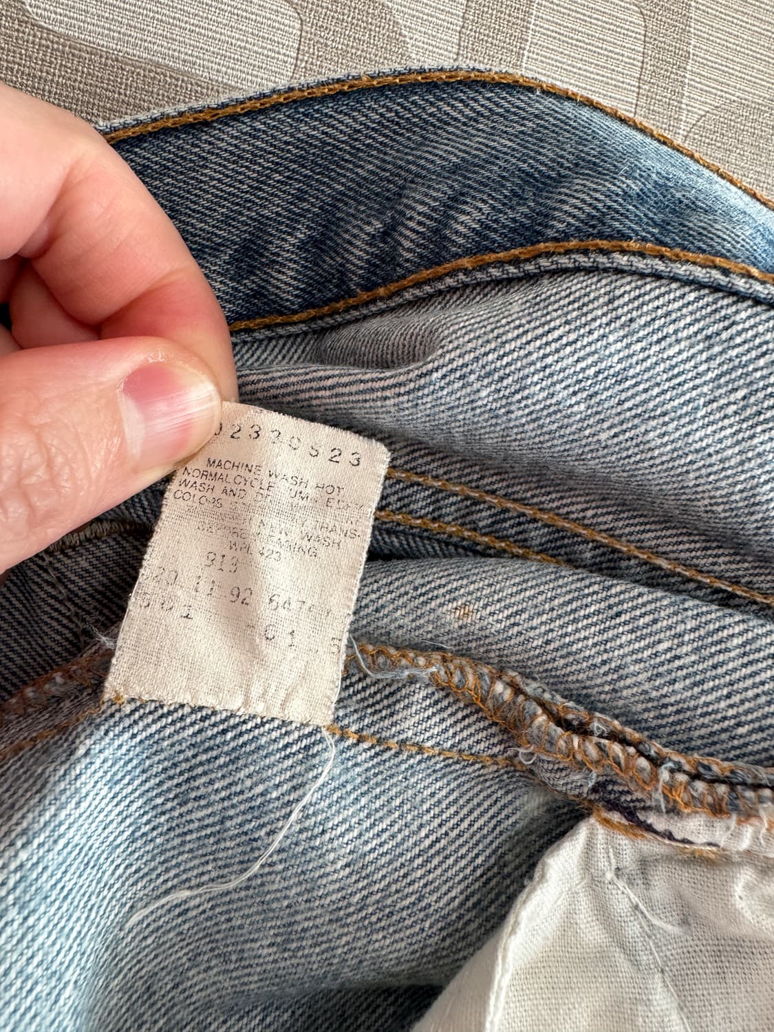 Levi's 리바이스 USA 빈티지 501 커스텀 데님 청바지 상품이미지8