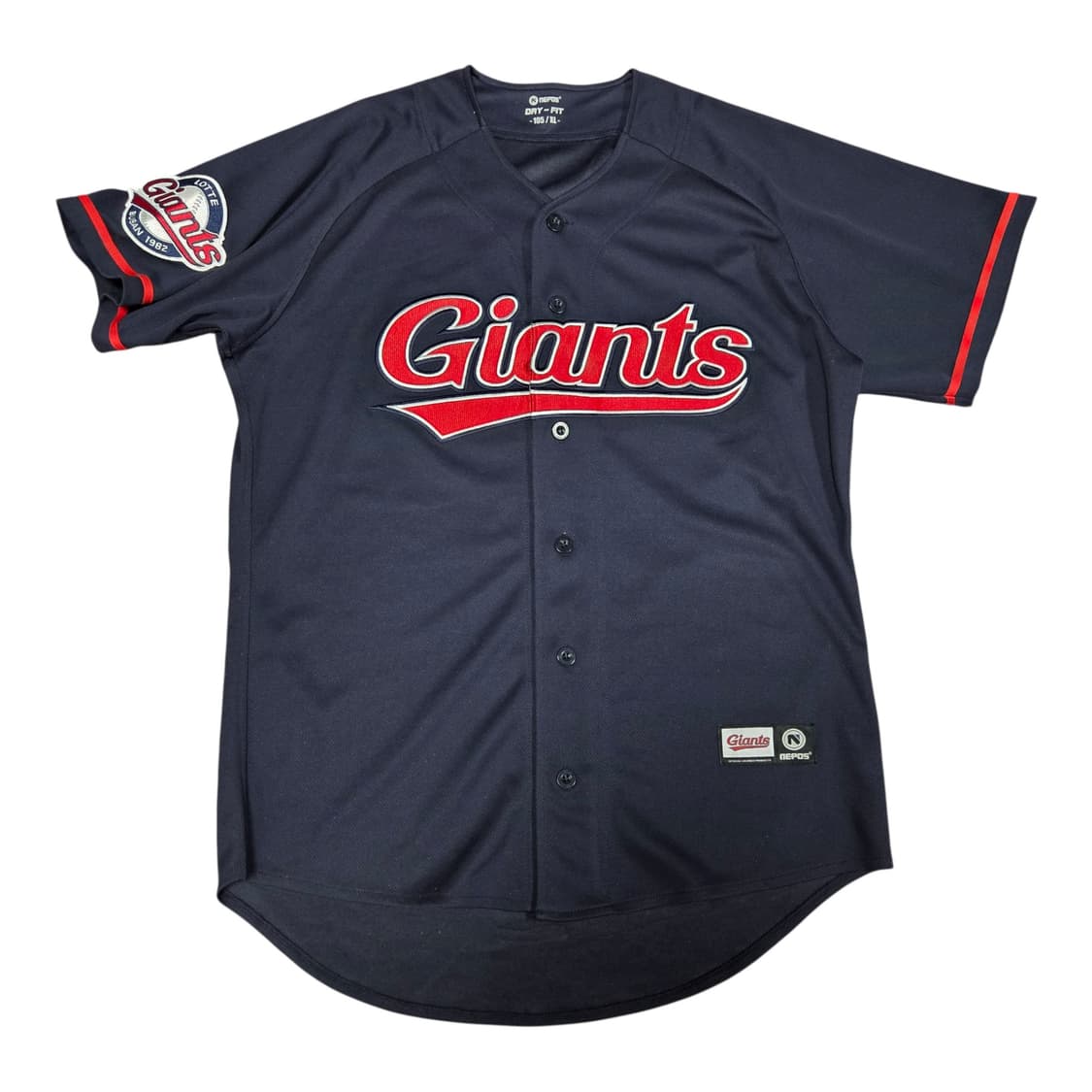 ✨ (바배) 롯데자이언츠 노마킹 네이비 원정 야구 유니폼  상품이미지1