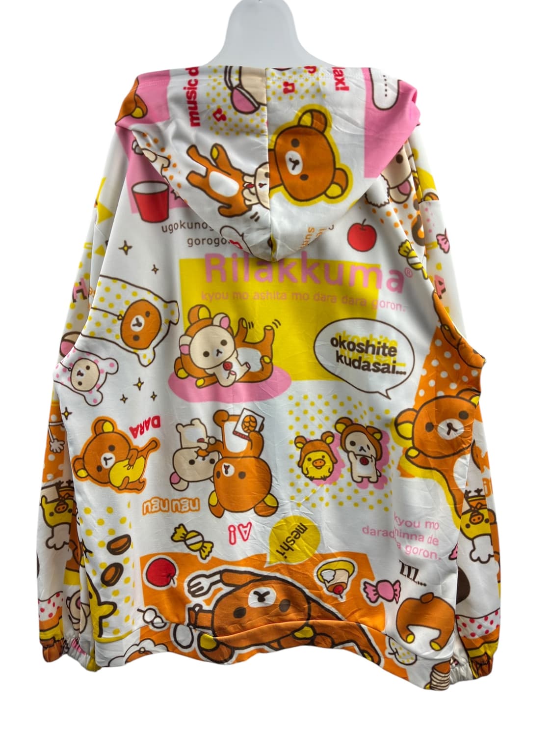 JPN 리락쿠마 풀프린팅 후드집업1240 상품이미지2