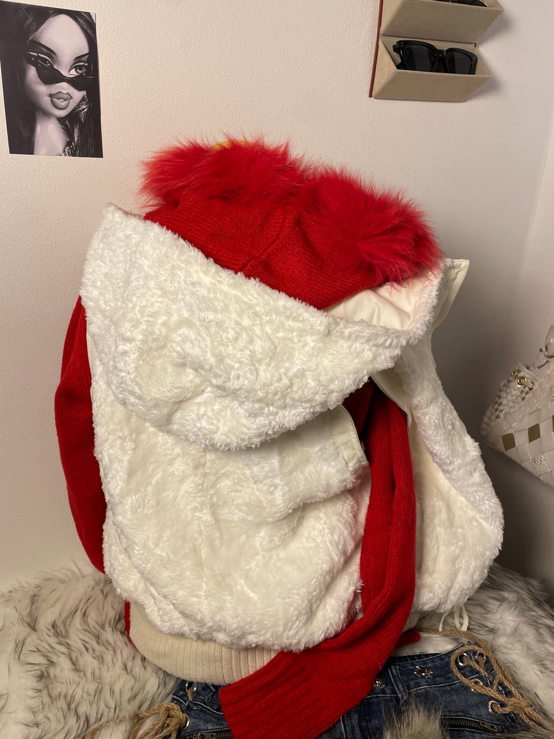 빈티지 리버시블 퍼 조끼 자켓 상품이미지3