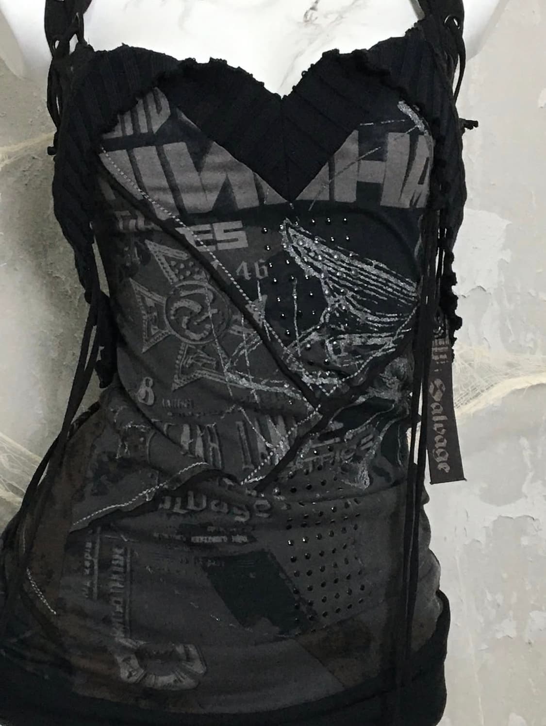 Salvage Neck Detail Rope Sleeveless 상품이미지4