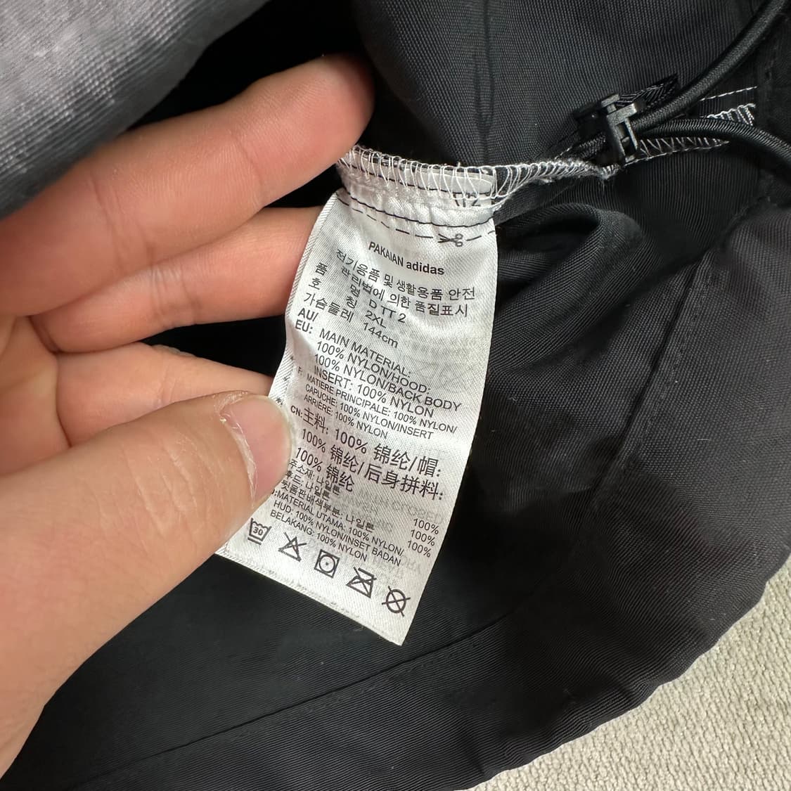 105 아디다스 올드스쿨 아노락 바람막이 자켓 상품이미지5