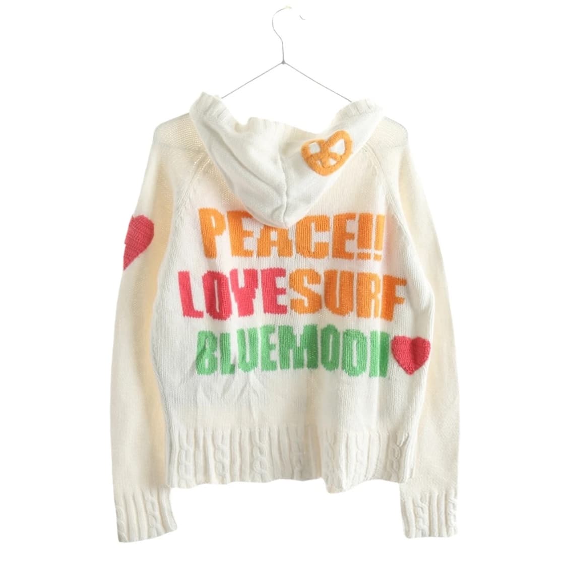 BLUE MOONBLUE 니트 가디건 갸루 펑크 punk y2k 와투케 상품이미지1