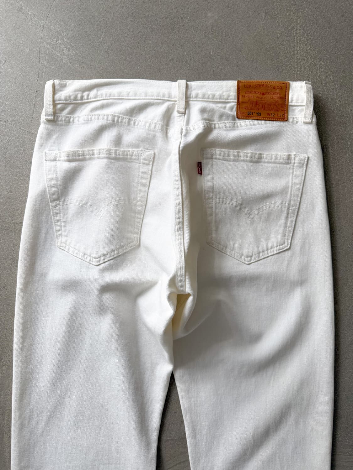 Levi's 501 93 White Denim Pants 상품이미지5