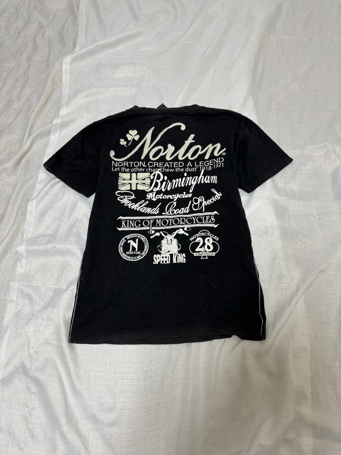 “Norton” Y2K& Biker Mood Print tee 상품이미지2