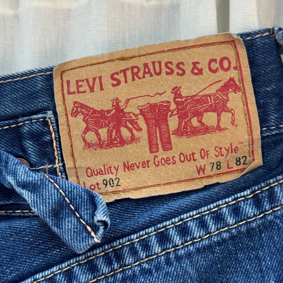 32) 리바이스 902 신치백 데님 상품이미지3