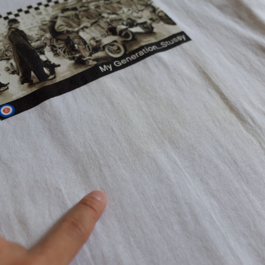 00’s Stussy X The who USA made 1/2 tee 상품이미지9