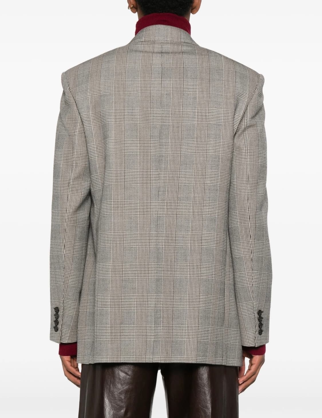 [차은우님 착용] 생로랑 25ss 프린스 오브 웨일즈 자켓 상품이미지3