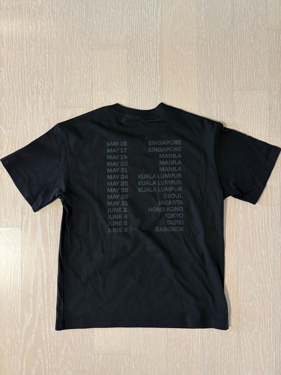 (S) 다니엘 시저 SOS Asia Tour 내한 티셔츠 상품이미지3