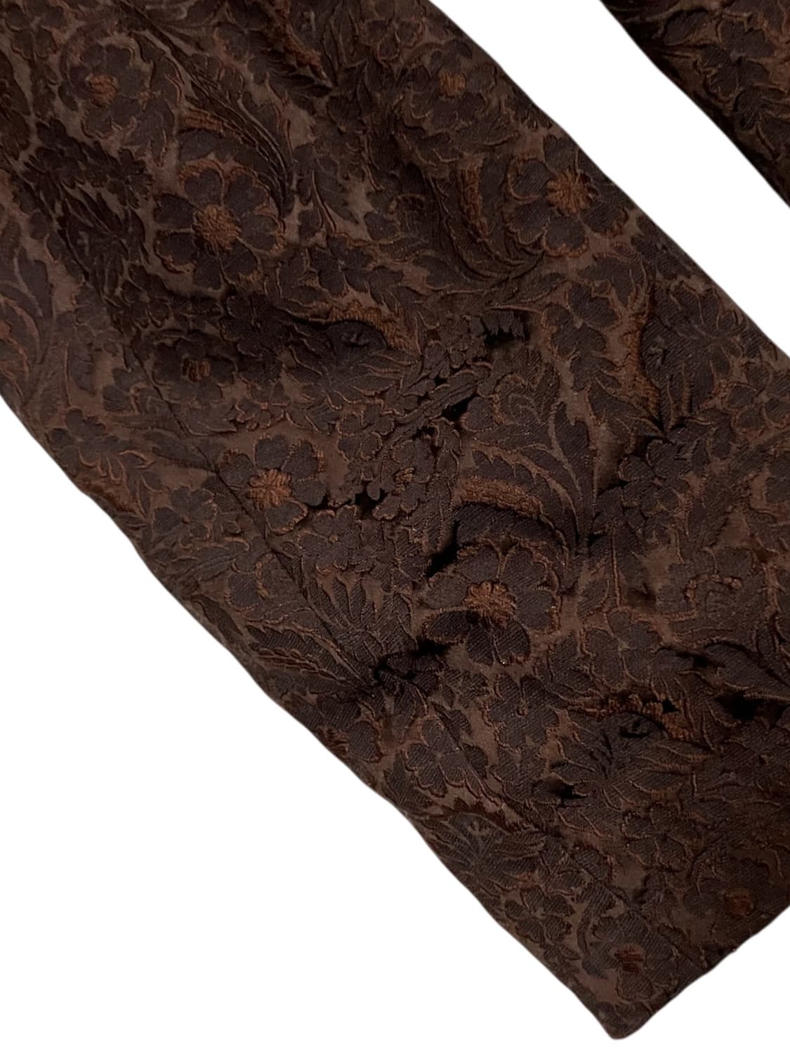 MaxMara 브라운 레이스 패턴 자켓 S 상품이미지4