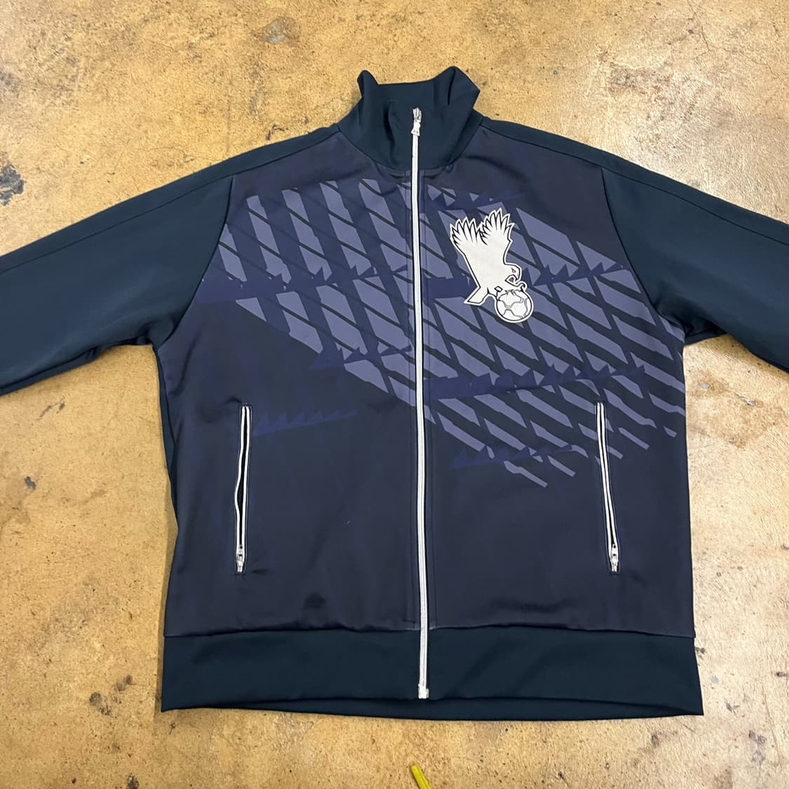 [정품/L] 나이키 축구 트랙 자켓 네이비 b15 상품이미지3