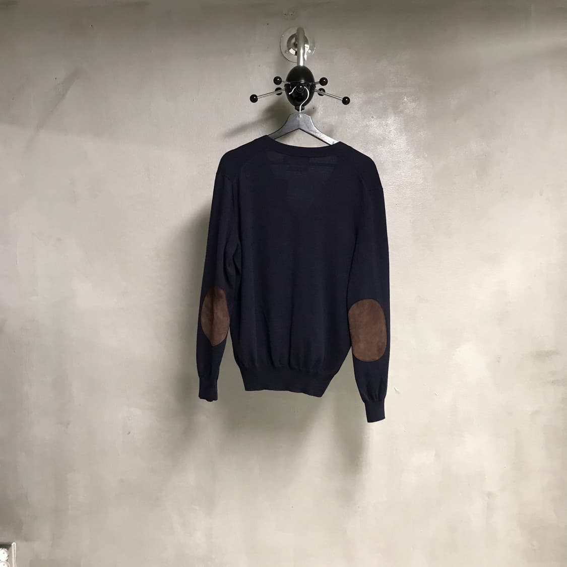 폴로 랄프로렌 엘보우 패치 니트 가디건 네이비 L 상품이미지8