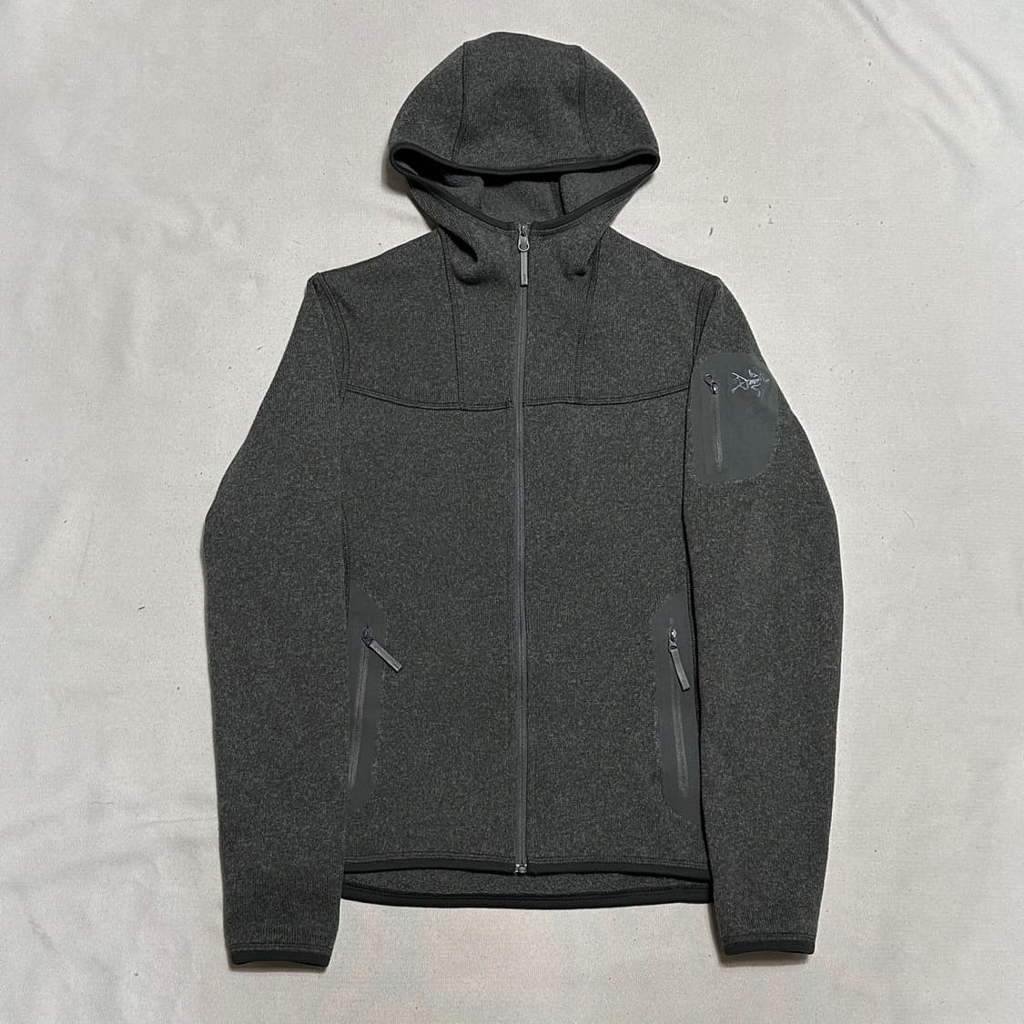 S 아크테릭스 여성용 챠콜 후드 플리스  상품이미지2