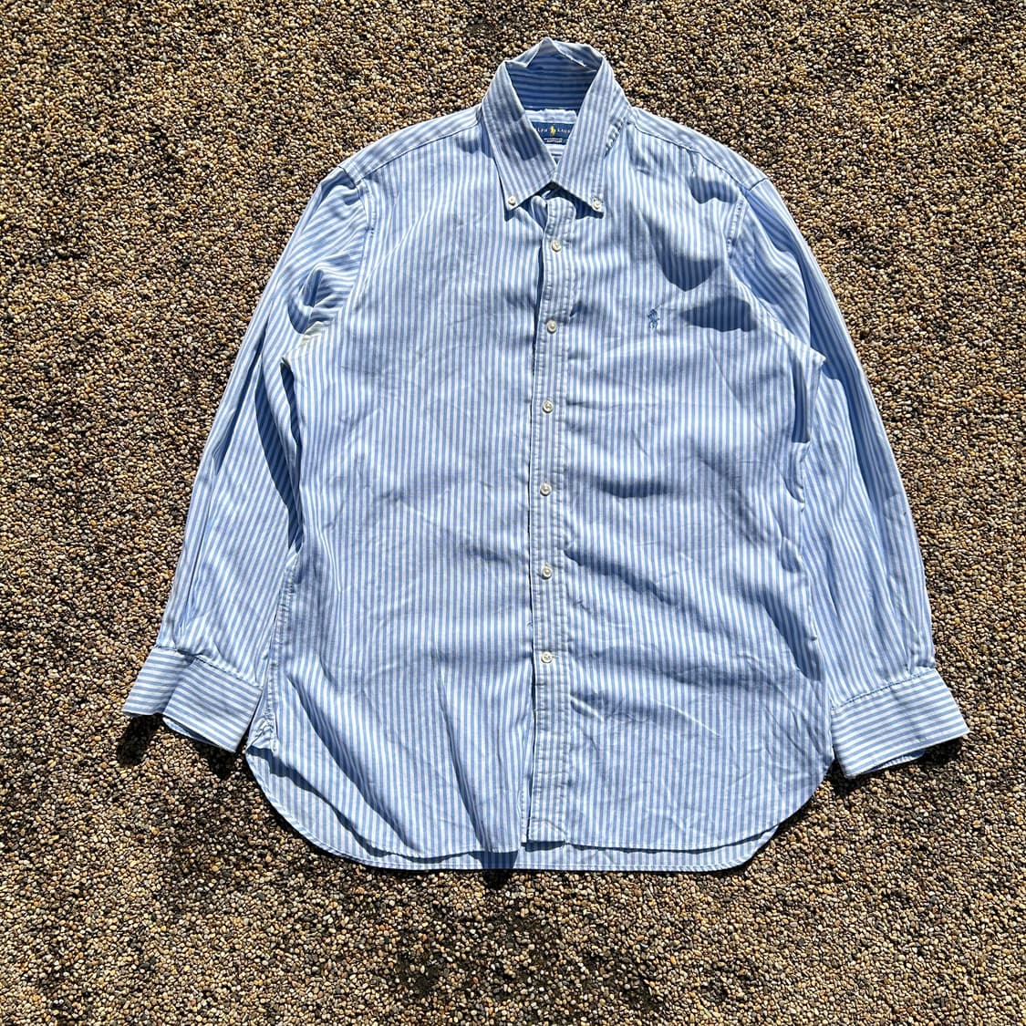 폴로(POLO RalphLauren)스트라이프 블루 포니 셔츠 상품이미지1