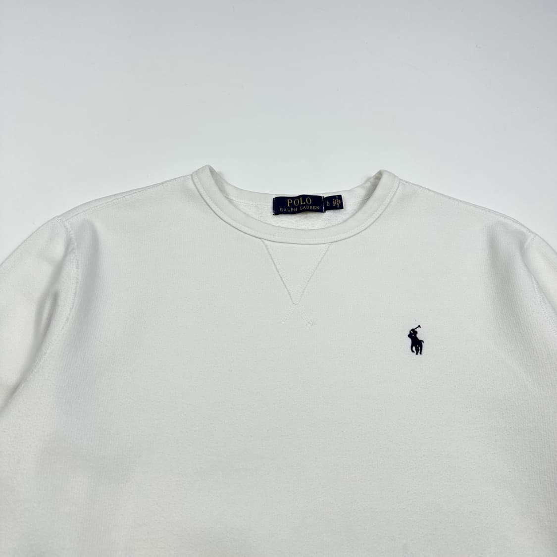 폴로 랄프로렌 클래식 베이직 맨투맨 화이트 L 상품이미지2