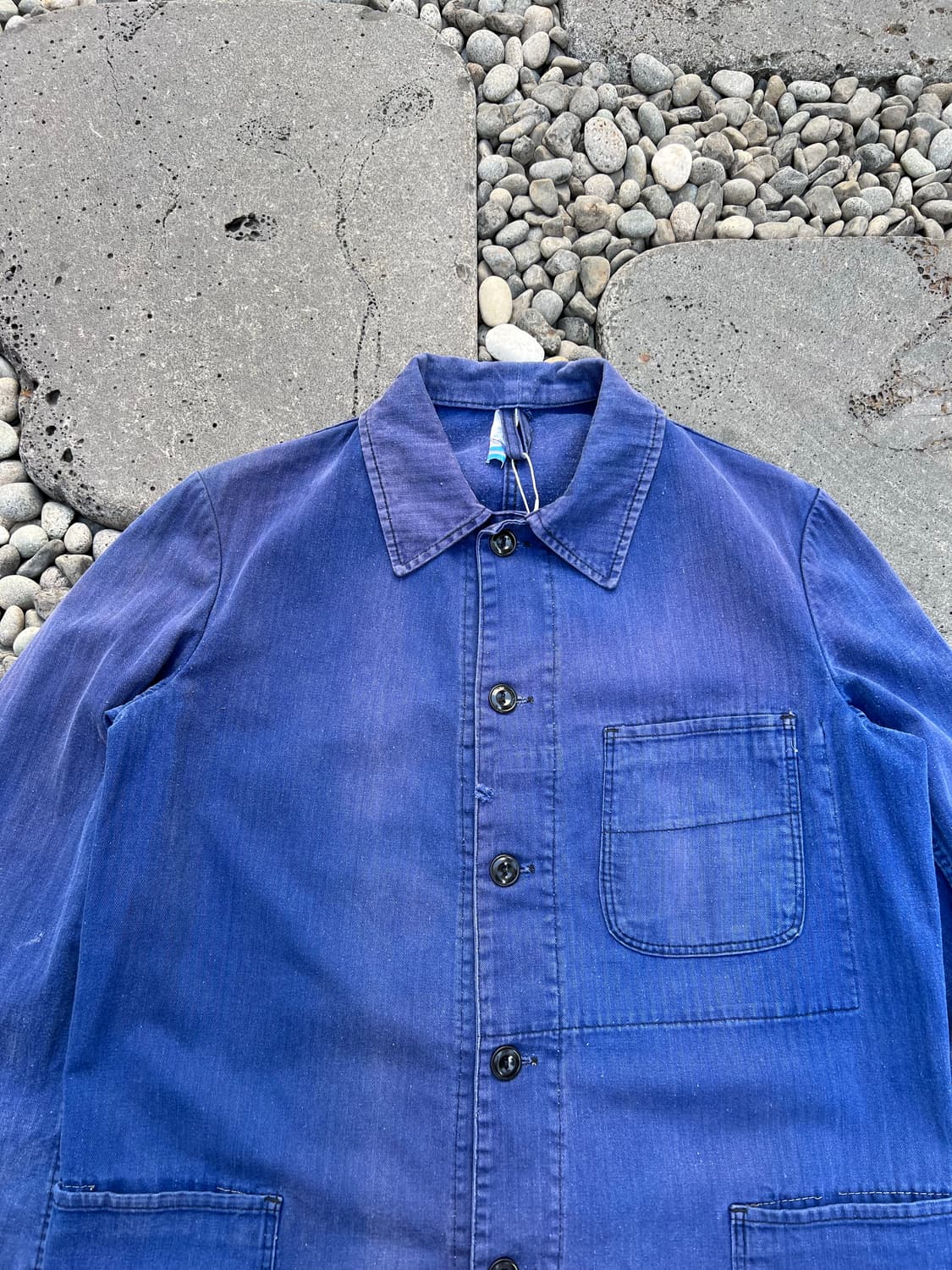 HARD FADED OLD VINTAGE HBT 헤링본트윌 프렌치워크자켓 상품이미지4