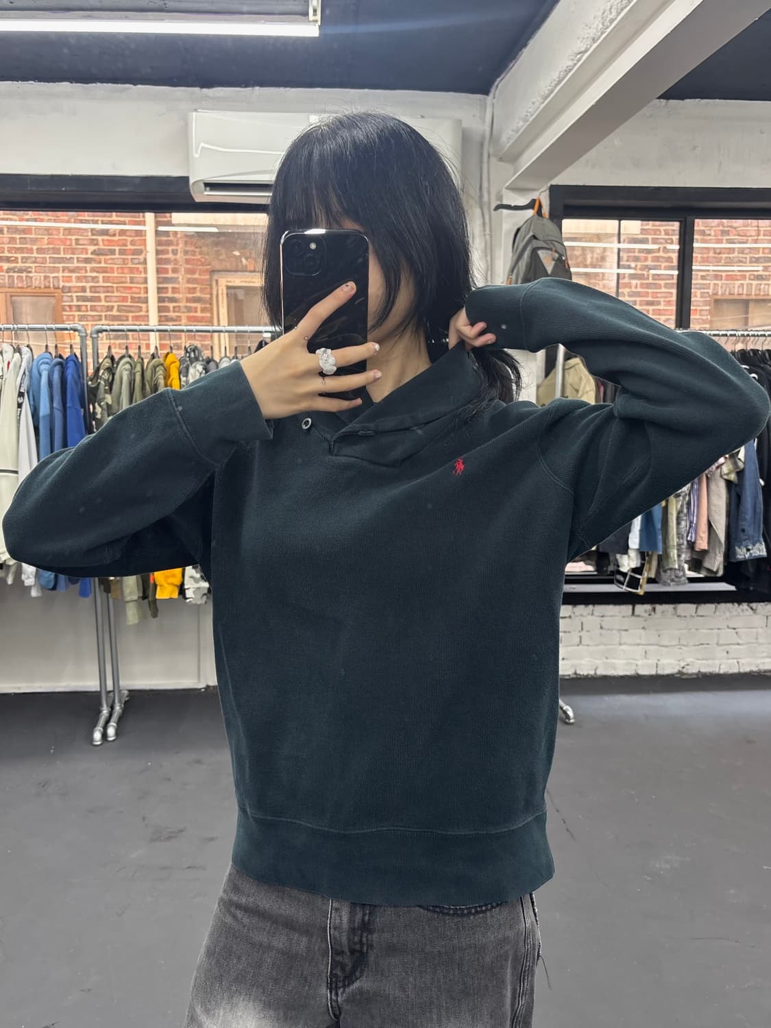 폴로 랄프로렌 숄카라 스웻셔츠 상품이미지2