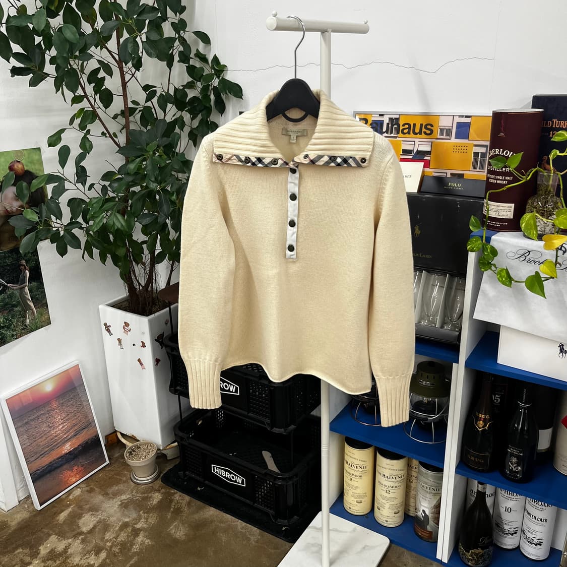 버버리 우먼 메리노울 풀오버 니트 L  상품이미지1