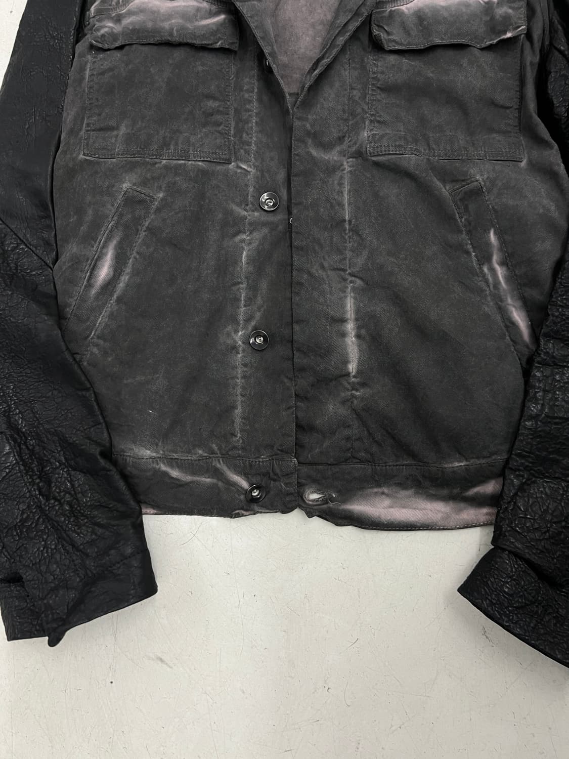 릭오웬스 2010s 하이브리드 레더자켓 상품이미지4