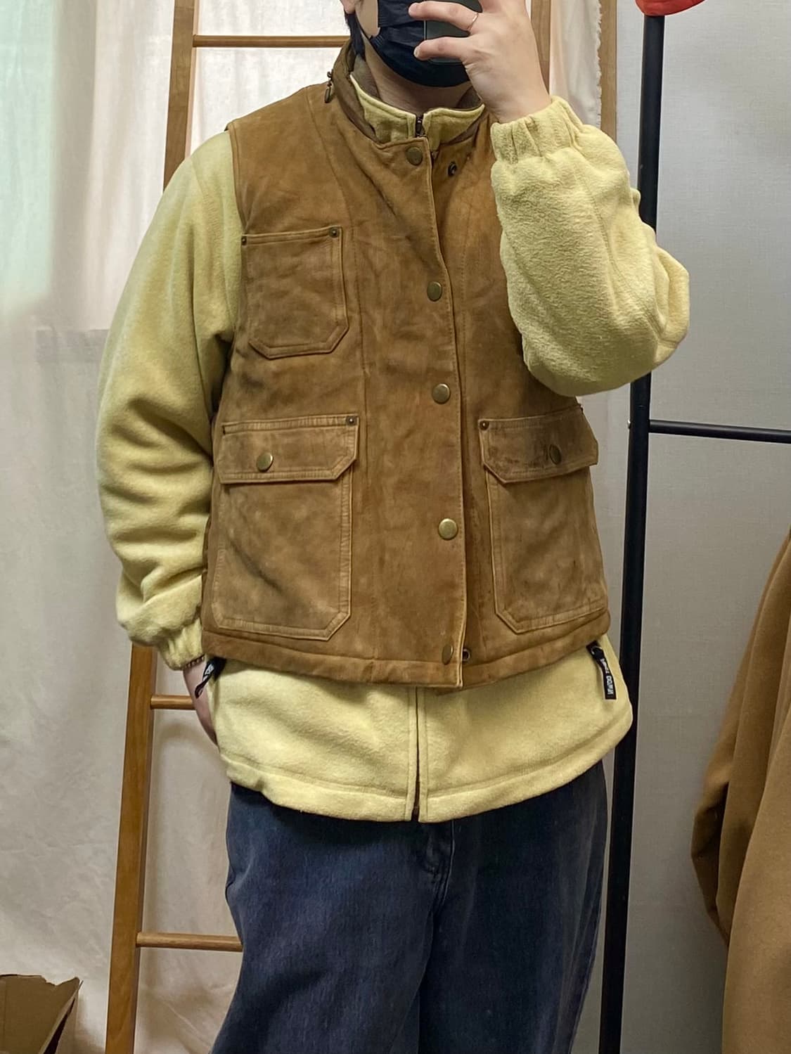 [M] Prankish Industries 밀리터리 스웨이드 패딩 베스트 상품이미지9