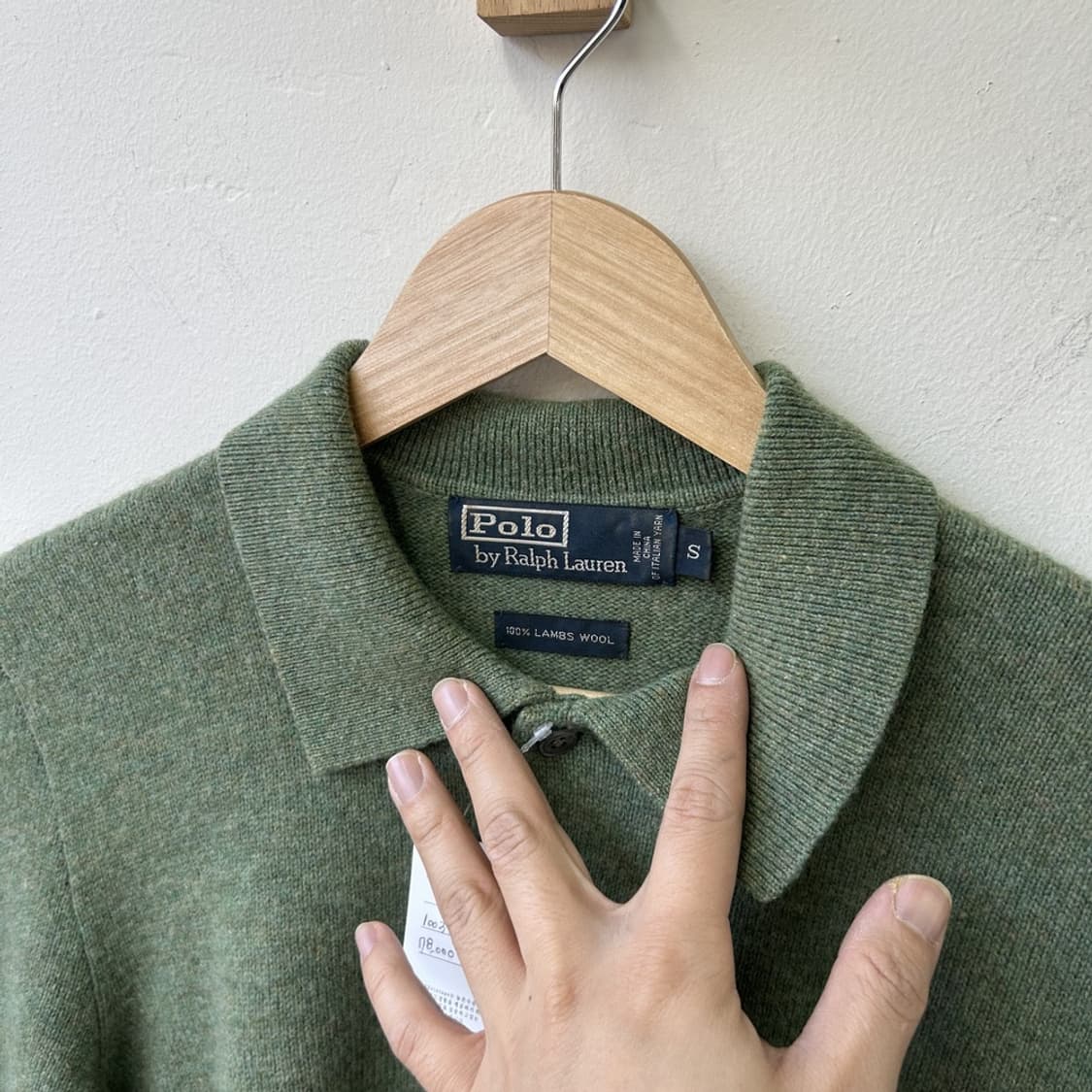 15827 - 폴로 랄프로렌 울 카라 니트 (램스 울 100%) 상품이미지3