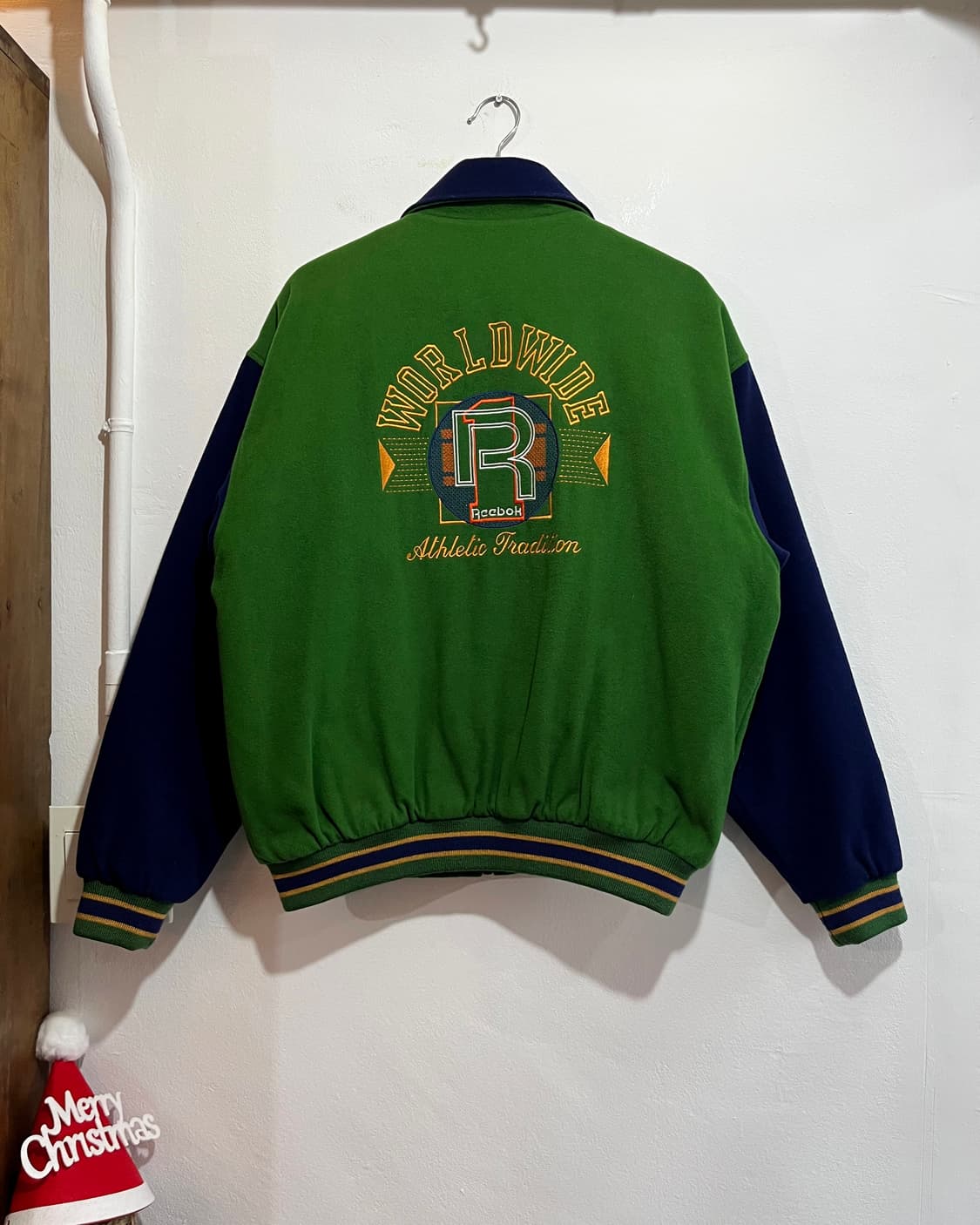 90s 리복 울 바시티 자켓 (Old Reebok Varsity) 상품이미지3