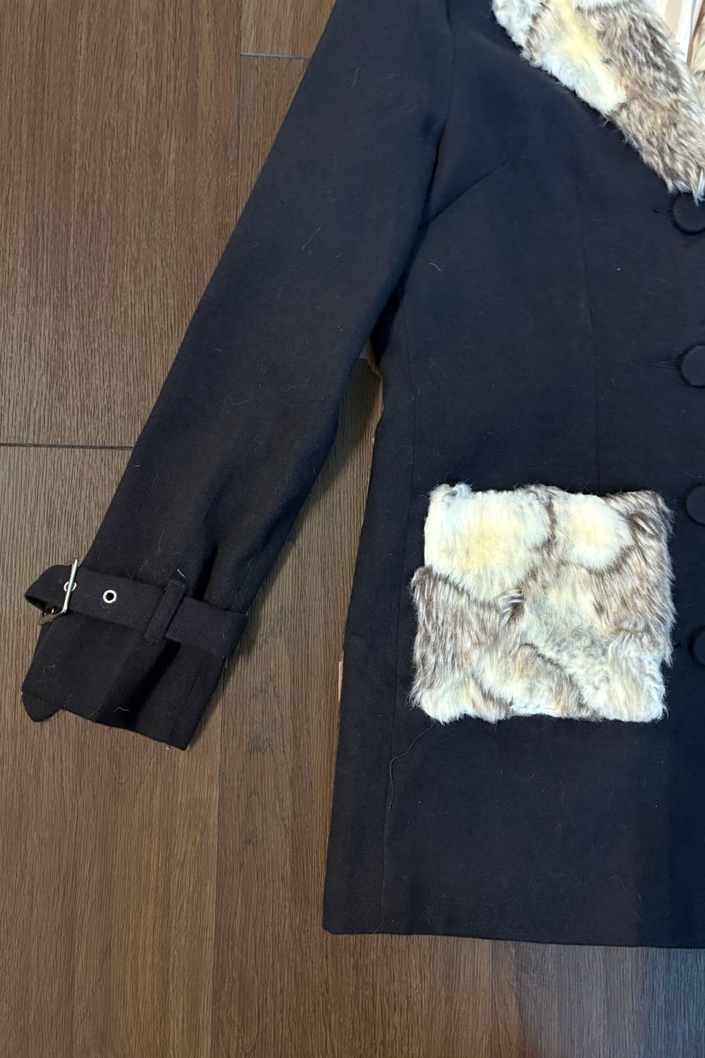 Fur Trimming Wool Coat 상품이미지6