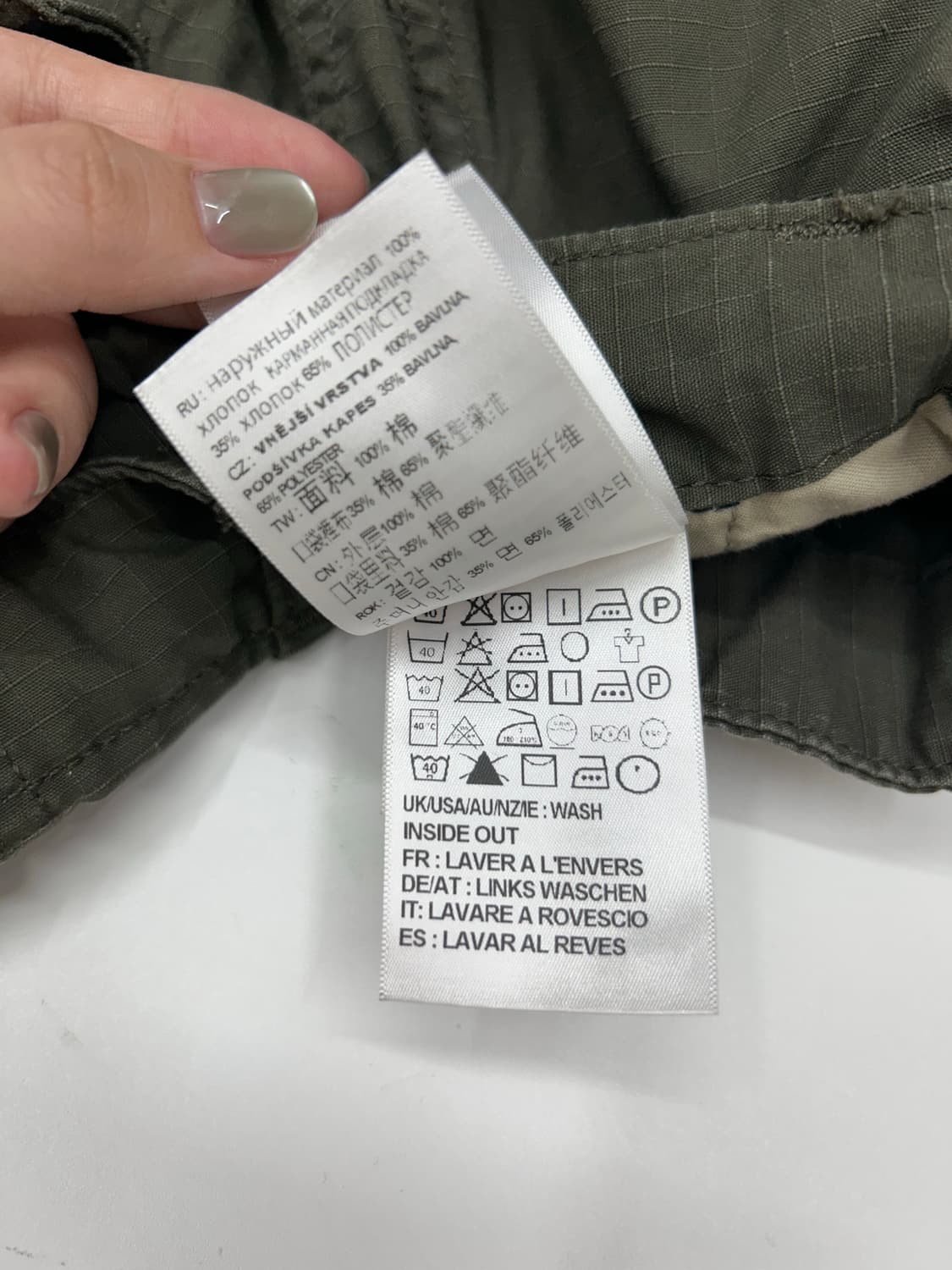 칼하트 카고 팬츠(카키) 상품이미지8