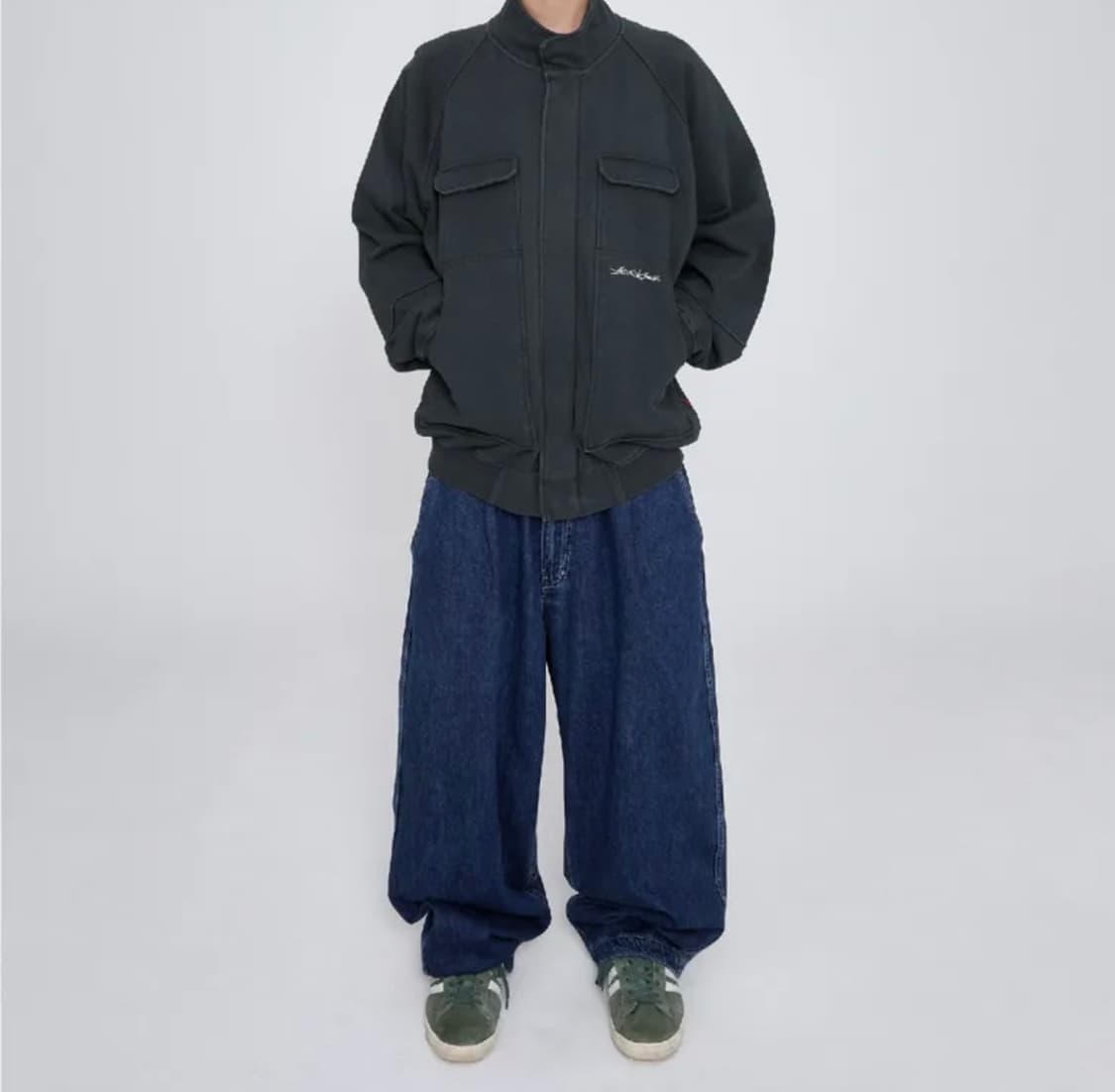 Y.E.S Zip Sweat Jacket Charcoal xl 상품이미지2