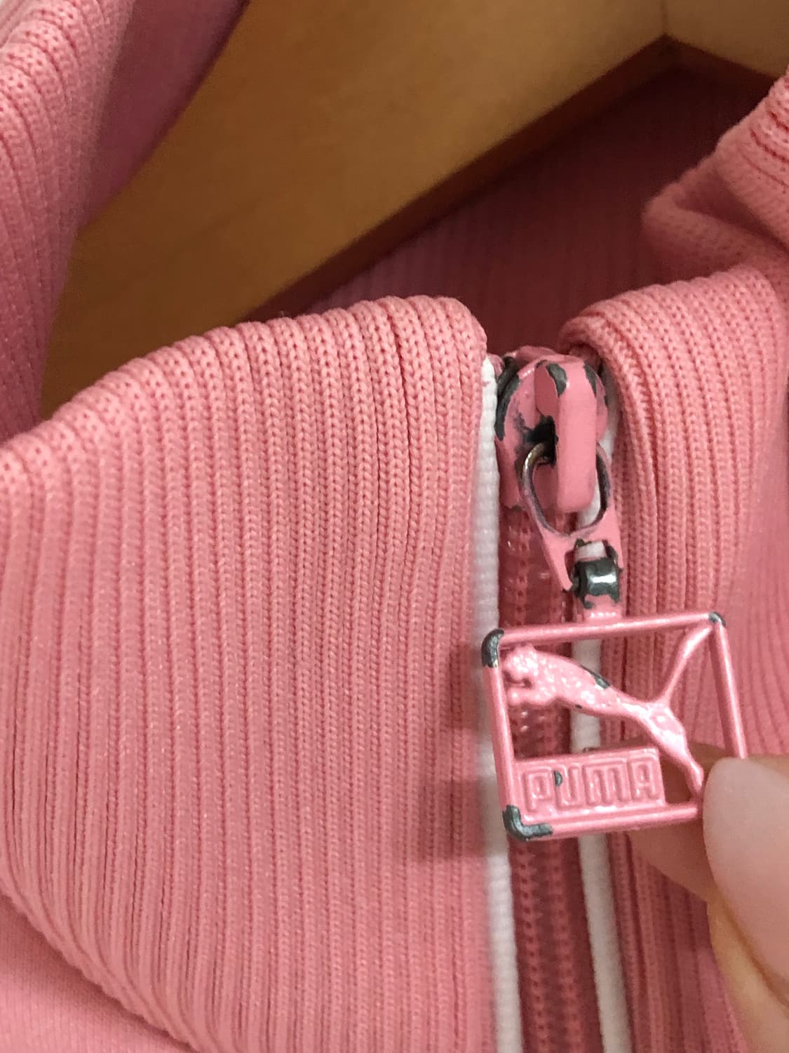 PUMA 푸마 핑크 트랙탑 저지 상품이미지3