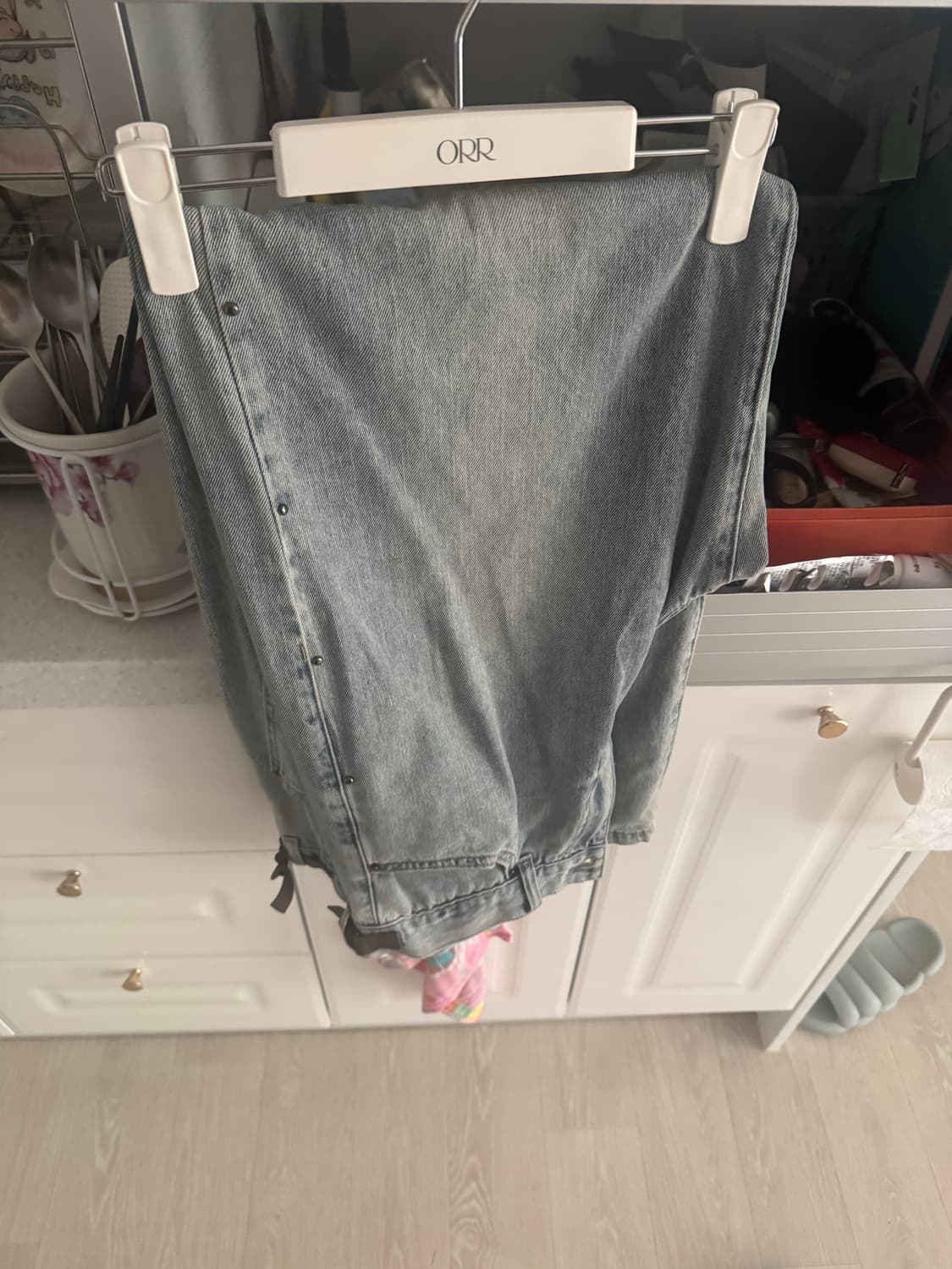 폴리테루 리벳 고시마 데님 블리치드 아이스3 상품이미지3