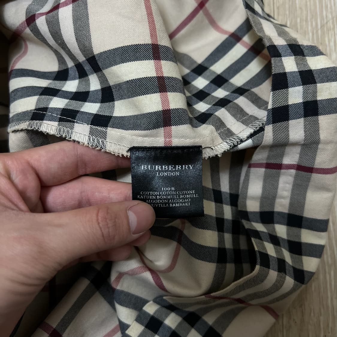 버버리 런던 여성 노바체크 원피스 M  상품이미지5