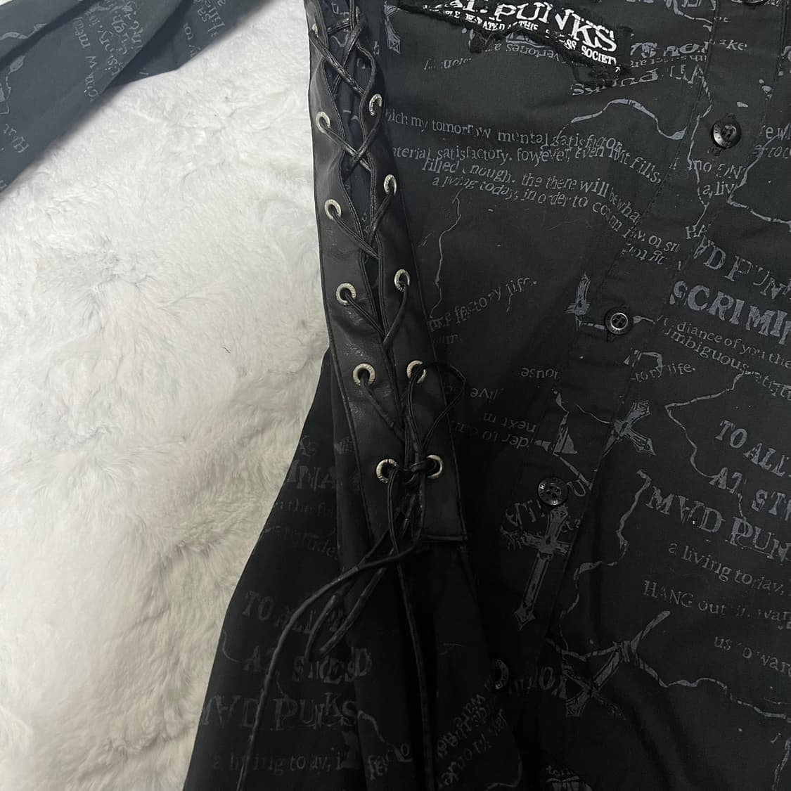 Madpunks 매드펑크 십자가 고스 펑크 원피스 상품이미지3