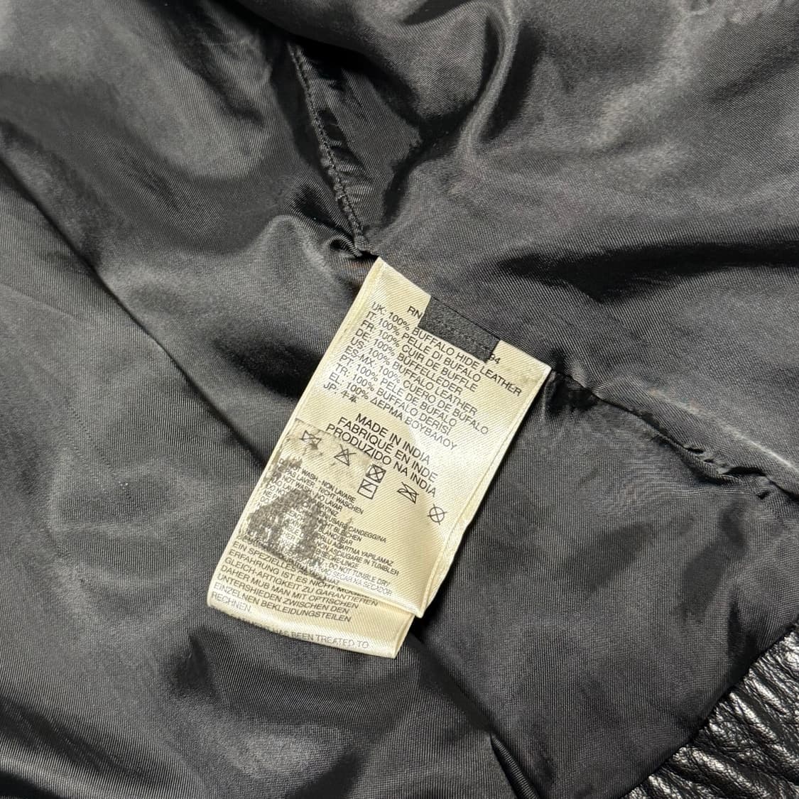 디젤 버팔로 레더 자켓 S 상품이미지6