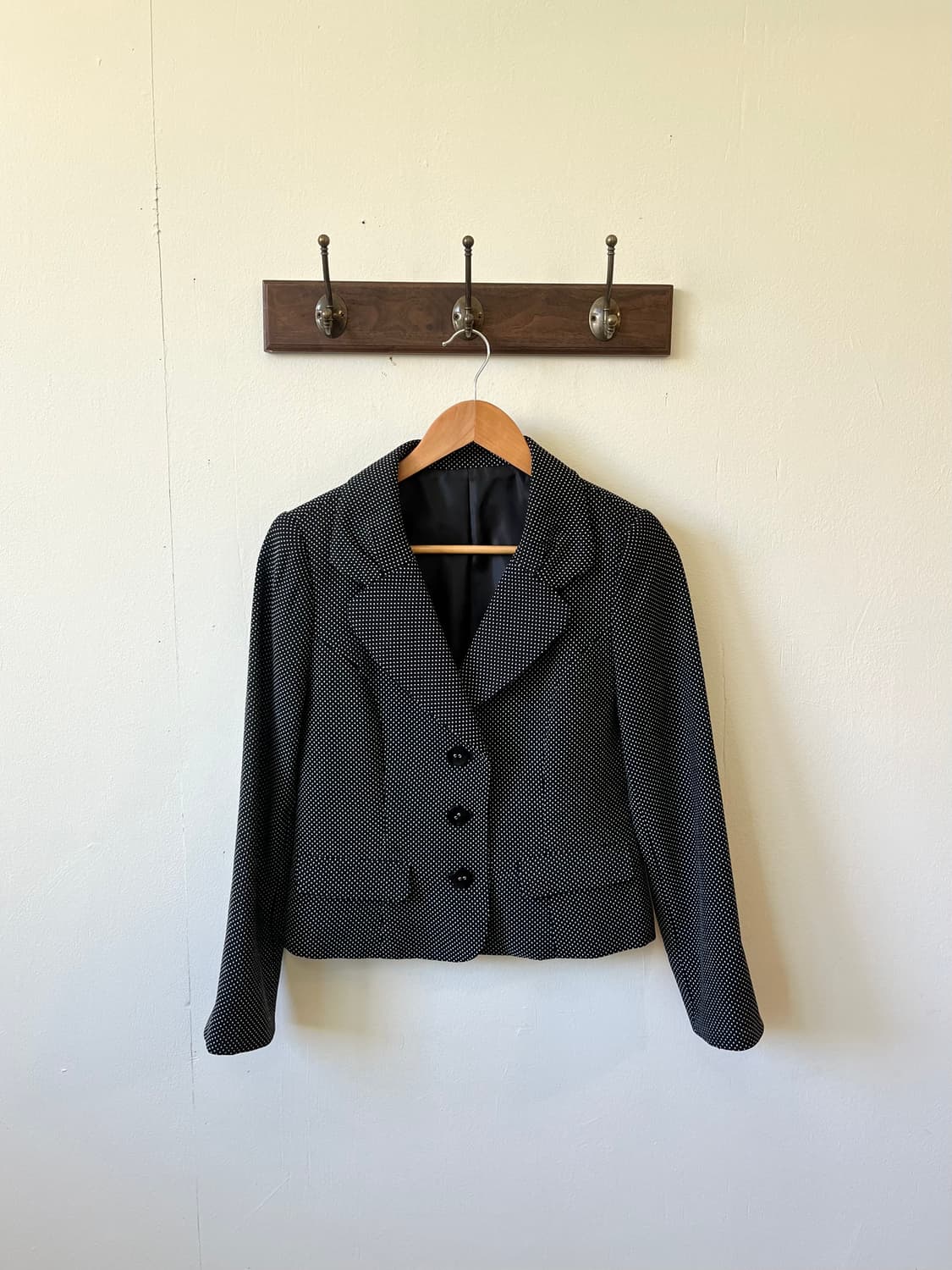 LA VORO ONE 도트 크롭 자켓  상품이미지2