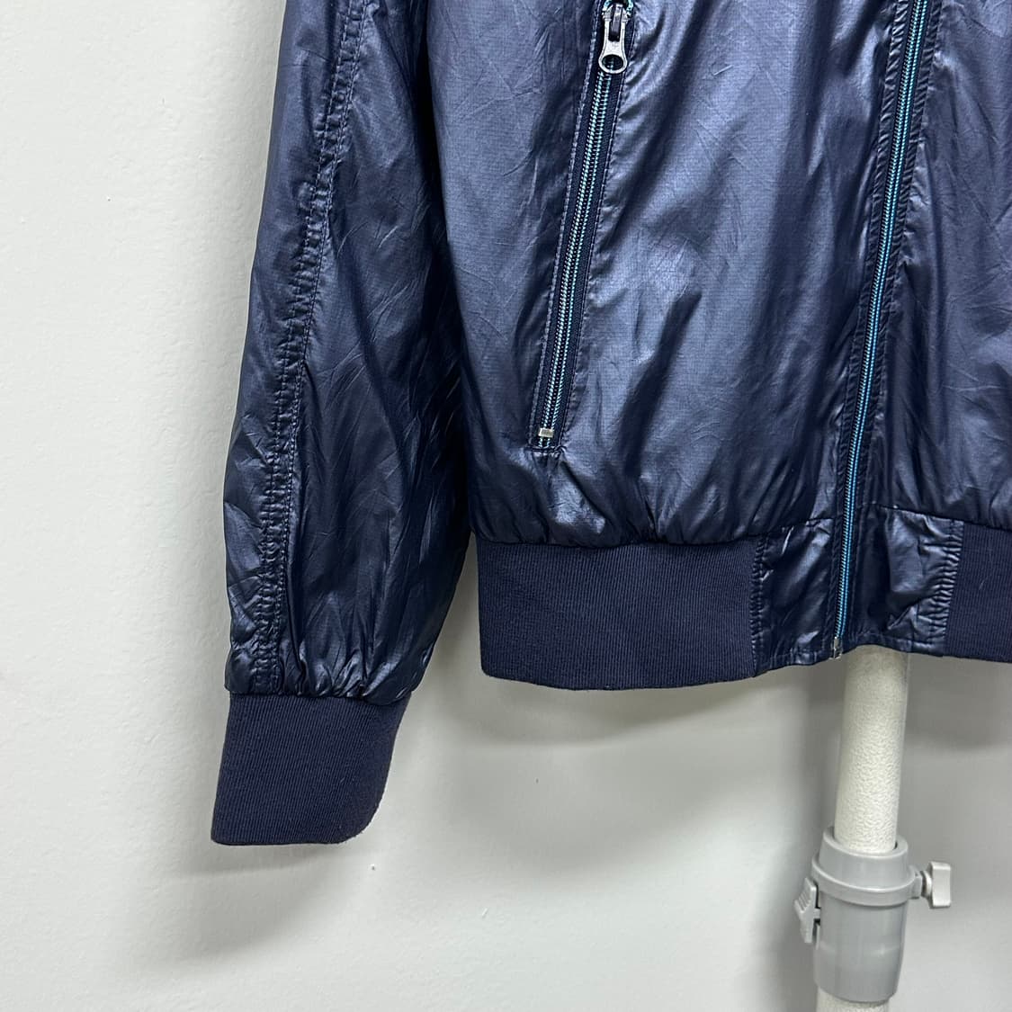 디젤 55dsl 로고 나일론 바람막이 블루종 자켓 상품이미지5