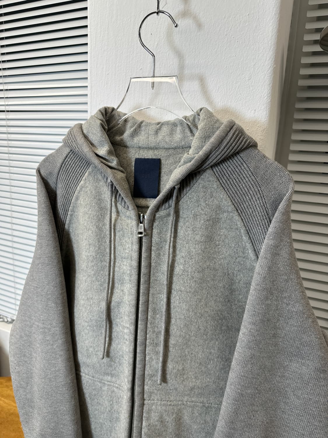 Juun.j 준지 울 후드 자켓 44 그레이 상품이미지1