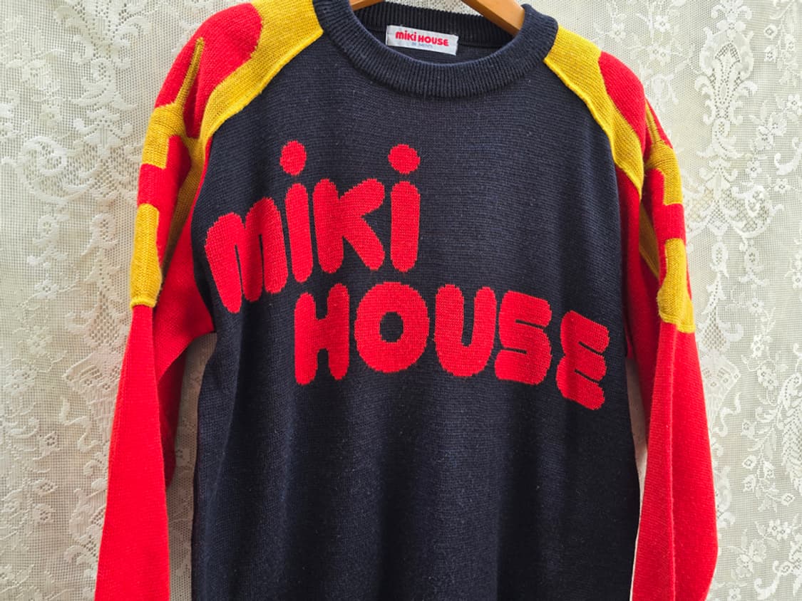 90s 빈티지 미키하우스 울 니트 (made in japan) 상품이미지3