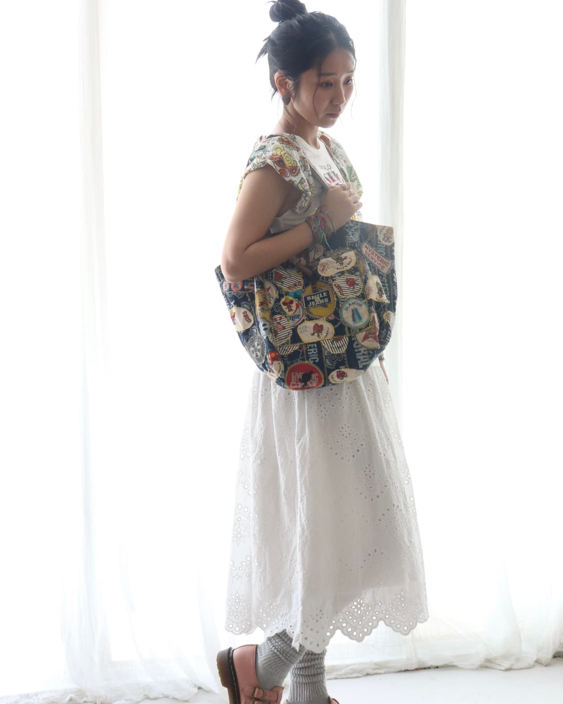 [Hysteric Mini] Patchwork Denim Tote Bag 상품이미지9