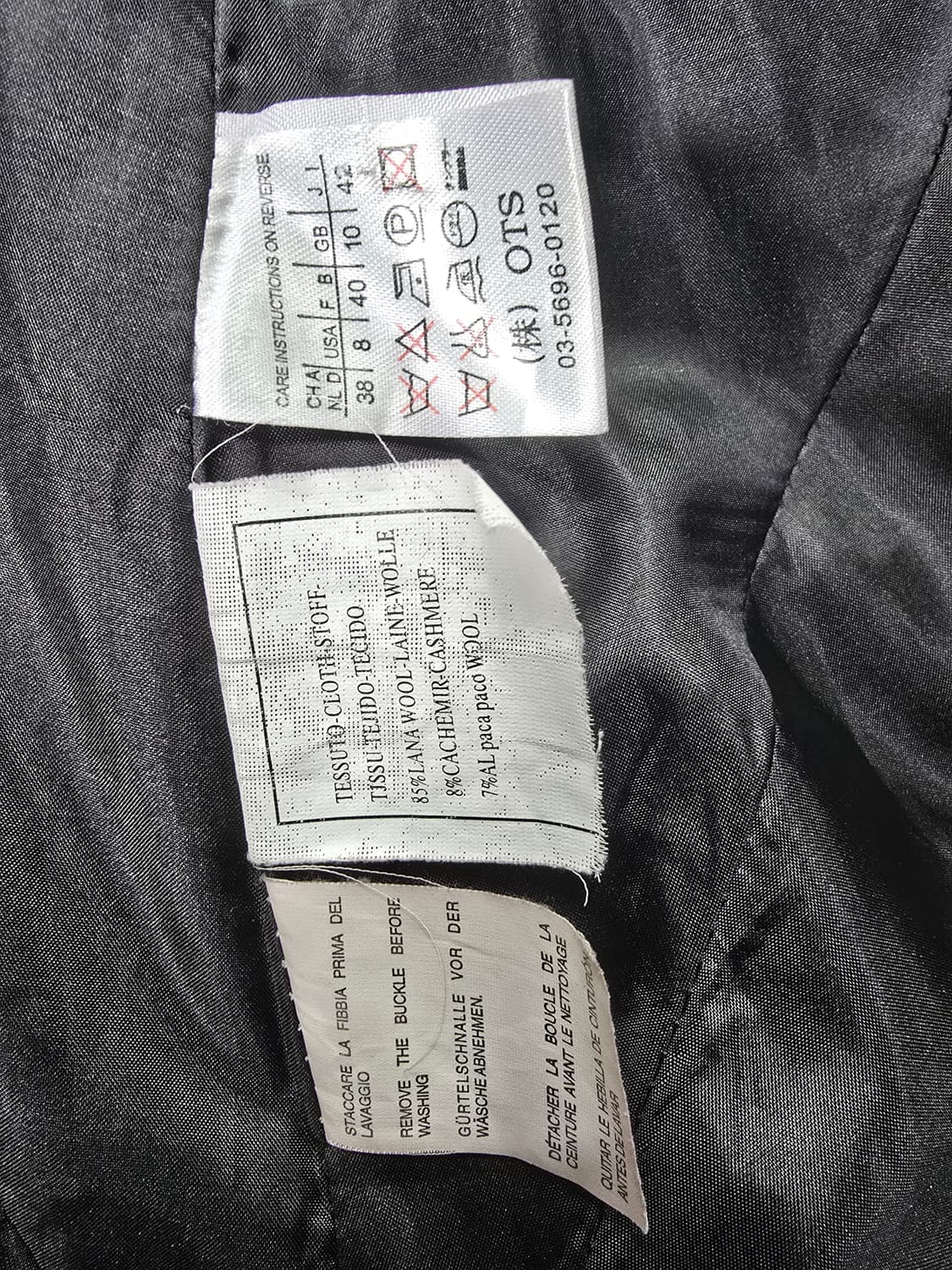 (M) 막스마라 울혼방 알파카 여성코트 상품이미지5