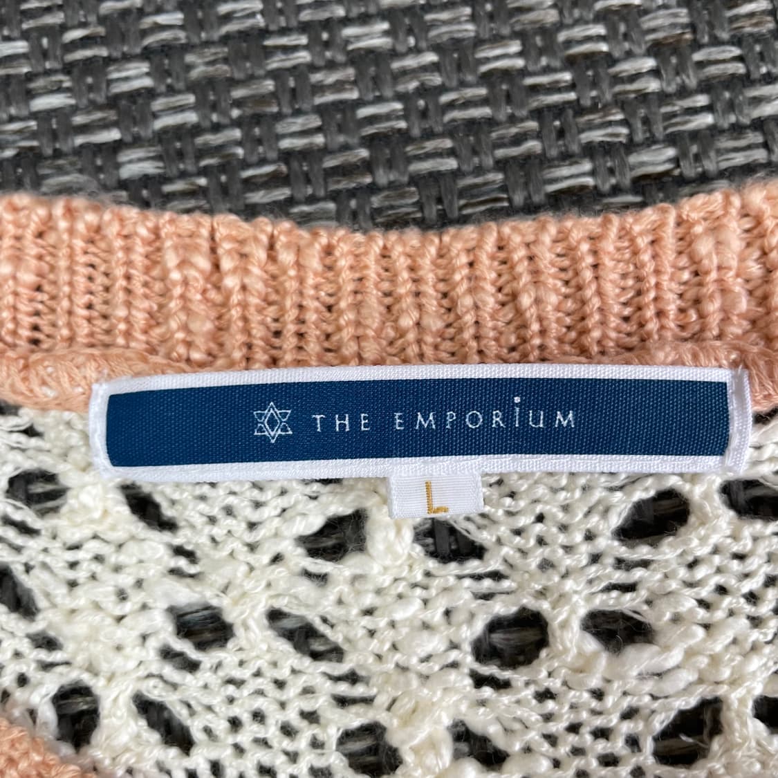 JPN 아크릴 크로쉐 니트 L 상품이미지4