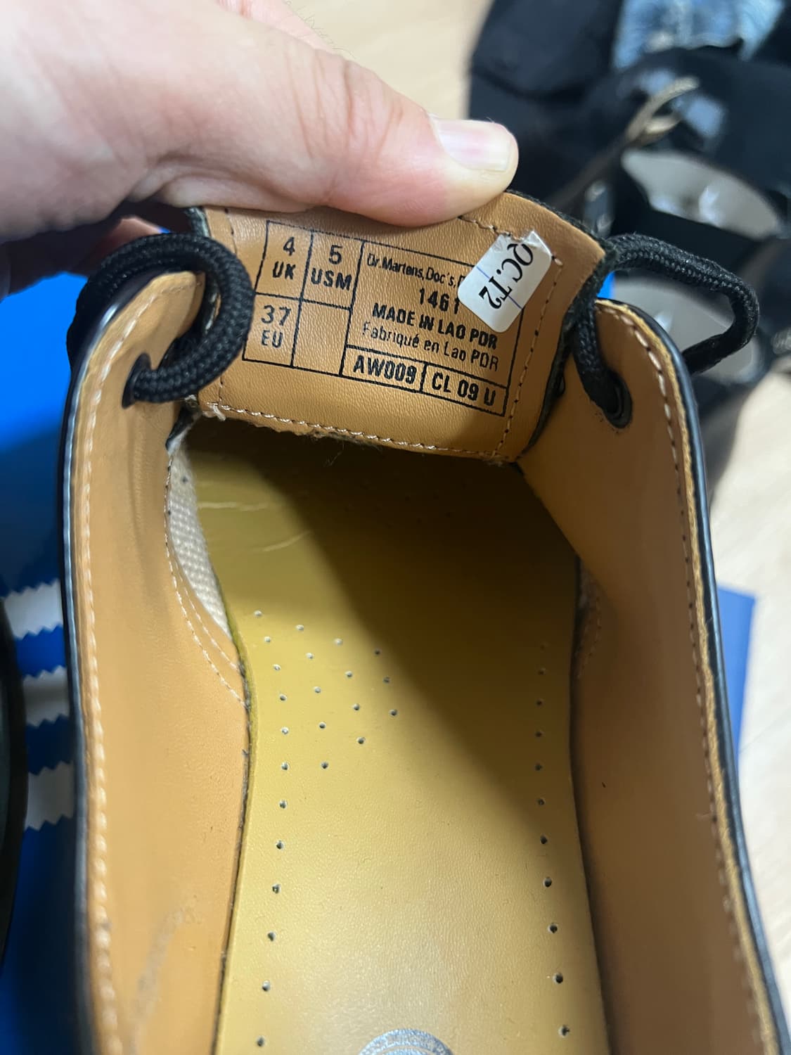 닥터마틴 1461 3홀 스무스 블랙 uk4 230사이즈 상품이미지3
